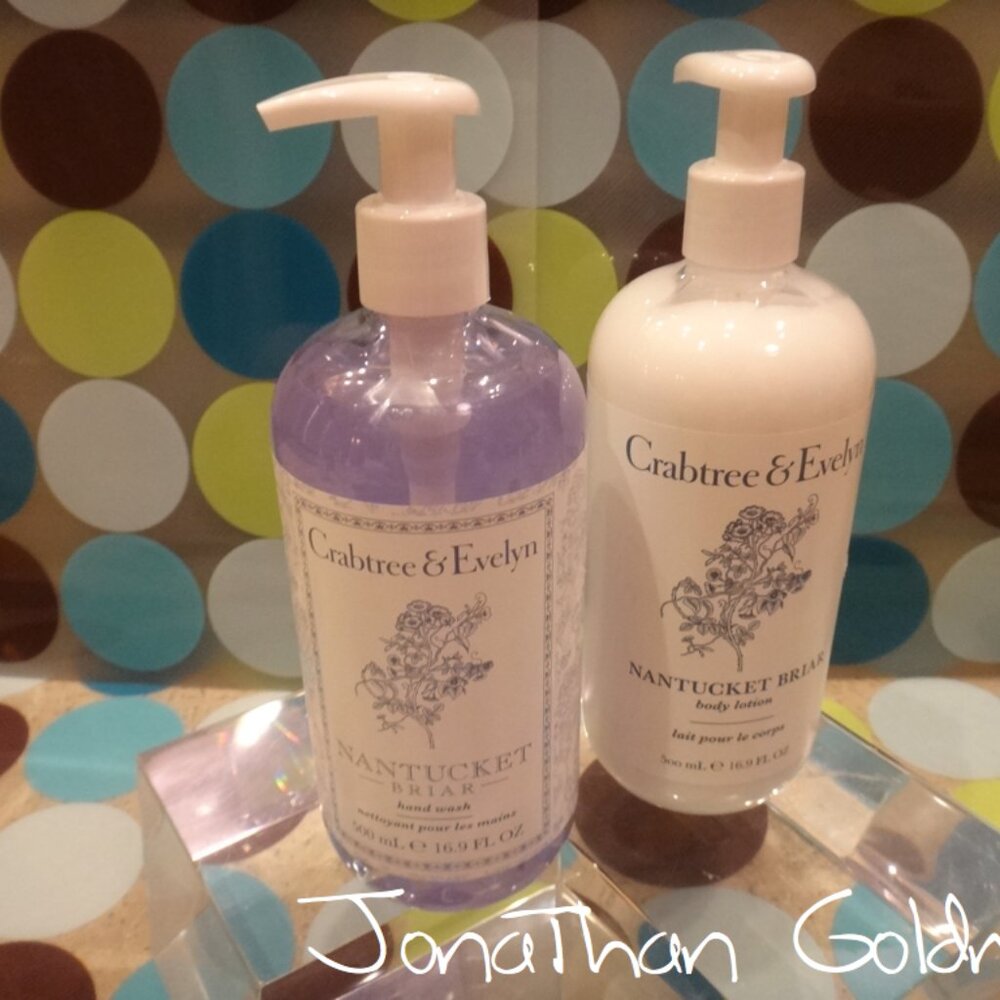 Crabtree & Evelyn Nantucket Briar Hand Wash and Body Lotion 500mL 16.9 Fl Oz